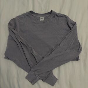 TNA Lilac Crewneck Crop Top